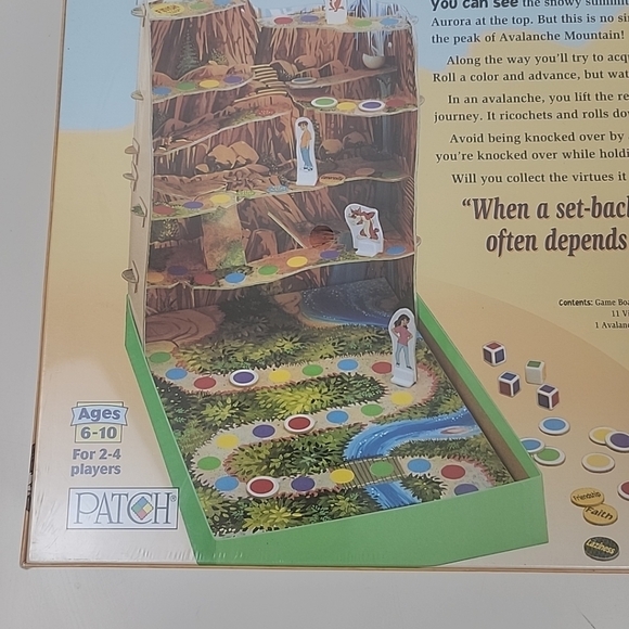 Vintage Adventures From The Book Of Virtues: Avalanche Mountain Board Game - Picture 7 of 9
